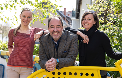 Das Stadtmarketing-Team: Verena Lerchbaum (li.), GF Axel Dobrowolny (Mitte), Nadja Rechberger (re.)